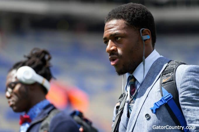 Florida Gators WR Josh Hammond enters the stadium before the Colorado State- 1280x853