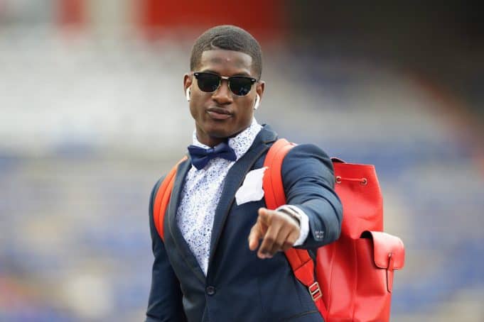 Florida Gators defensive back Trey Dean at Gator Walk before the Kentucky game- 1280x853