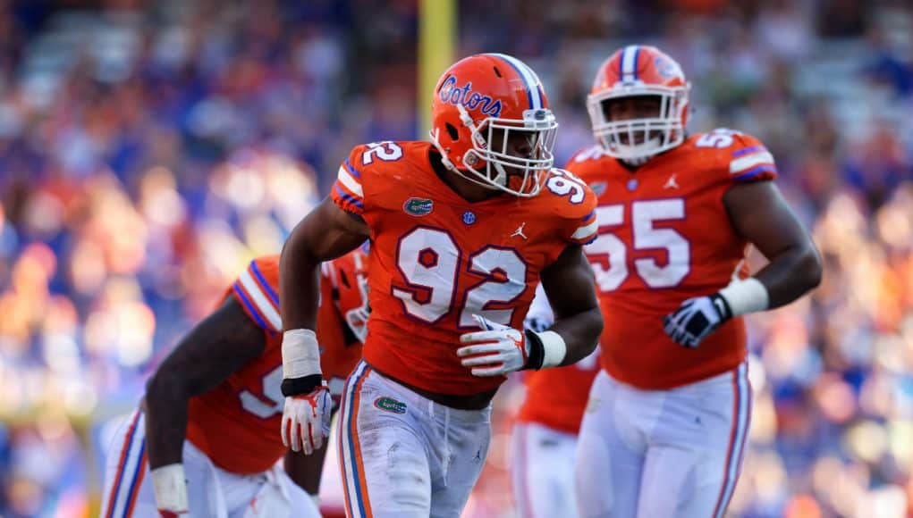 Florida Gators defensive end Jabari Zunga after a sack against Colorado State- 1280x853