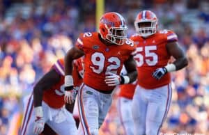 Florida Gators defensive end Jabari Zunga after a sack against Colorado State- 1280x853