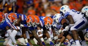 Florida Gators defensive line goes against Kentucky- 1280x853