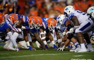 Florida Gators defensive line goes against Kentucky- 1280x853