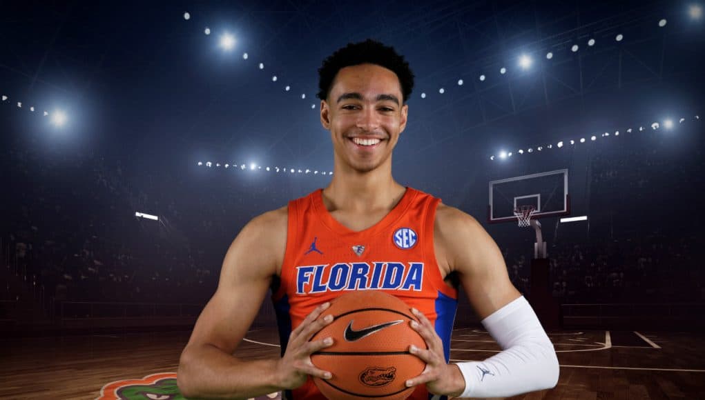 Florida Gators guard Andrew Nembhard at UF media day- 1280x853