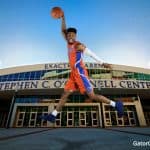 Florida Gators guard Jalen Hudson at Florida media day 2018- 1280x853