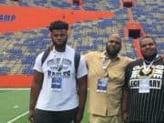 Florida Gators offensive line commit William Harrod at UF- 1280x624