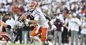 Florida Gators quarterback Feleipe Franks throws against Mississippi State- 1280x853