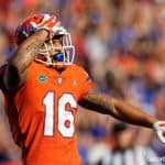 Florida Gators receiver Freddie Swain after scoring against Colorado State- 1280x853