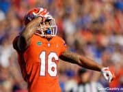 Florida Gators receiver Freddie Swain after scoring against Colorado State- 1280x853