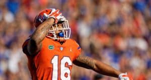 Florida Gators receiver Freddie Swain after scoring against Colorado State- 1280x853