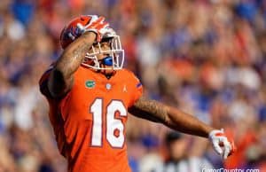 Florida Gators receiver Freddie Swain after scoring against Colorado State- 1280x853