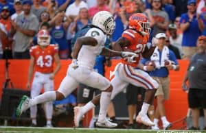 Florida Gators running back Jordan Scarlett runs against Colorado State- 1280x853