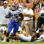 Florida Gators running back Jordan Scarlett runs against Tennessee-1280x853