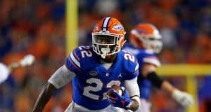Florida Gators running back Lamical Perine runs against Kentucky- 1280x1280