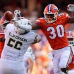 Florida Gators safety Amari Burney blocks a punt against Colorado State- 1280x853
