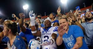 Kentucky celebrates victory over the Florida Gators in 2018- 1280x853