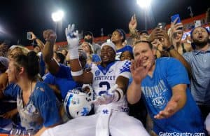 Kentucky celebrates victory over the Florida Gators in 2018- 1280x853