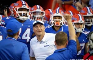 The Florida Gators enter the Swamp before the Charleston Southern game- 1280x853