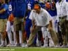 University of Florida defense coordinator Todd Grantham from the sideline during the Florida Gators win over Charleston Southern- Florida Gators football- 1280x853