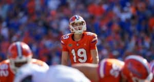 University of Florida kicker Evan McPherson lines up for a field goal in the first quarter of a win against Colorado State- Florida Gators football- 1280x853