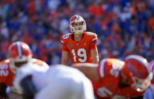 University of Florida kicker Evan McPherson lines up for a field goal in the first quarter of a win against Colorado State- Florida Gators football- 1280x853