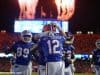 University of Florida receiver Van Jefferson celebrates with teammates after catching a jump pass for a touchdown- Florida Gators football- 1280x853