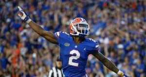 Defensive back Brad Stewart celebrates his pick six against LSU- 1280x853