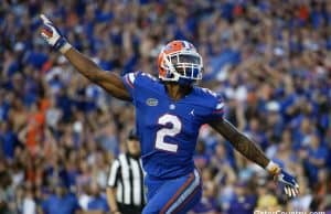 Defensive back Brad Stewart celebrates his pick six against LSU- 1280x853