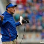 Florida Gators head coach Dan Mullen during the Georgia game- 1280x854