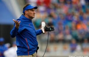 Florida Gators head coach Dan Mullen during the Georgia game- 1280x854