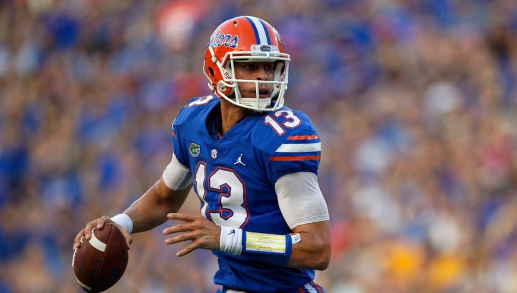 Florida Gators quarterback Feleipe Franks against LSU in 2018-1280x853