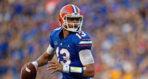 Florida Gators quarterback Feleipe Franks against LSU in 2018-1280x853