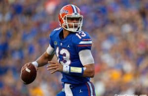 Florida Gators quarterback Feleipe Franks against LSU in 2018-1280x853