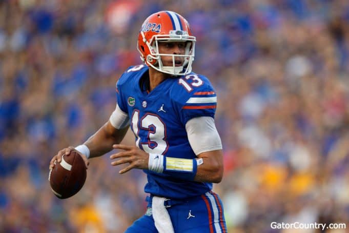 Florida Gators quarterback Feleipe Franks against LSU in 2018-1280x853