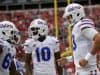 Florida Gators quarterback Feleipe Franks celebrates with Josh Hammond against UGA- 1280x853