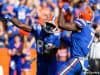 Florida Gators receiver Tyrie Cleveland and Jeremiah Moon celebrate against LSU- 1280x853
