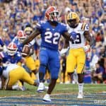 Florida Gators running back Lamical Perine scores against LSU in 2018- 1280x853