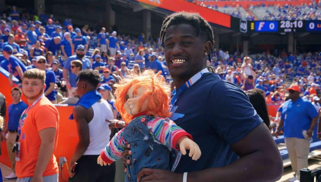 Florida Gators tight end target Keon Zipperer at the LSU game- 1280x852