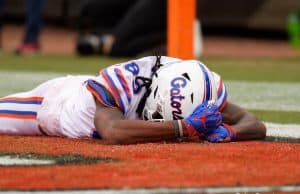 Florida Gators wide receiver Tyrie Cleveland during the Georgia game- 1280x853