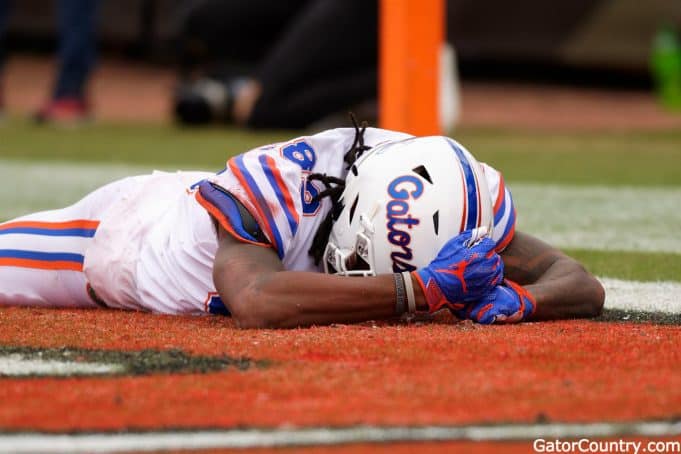 Florida Gators wide receiver Tyrie Cleveland during the Georgia game- 1280x853