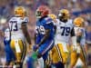 University of Florida defensive end Jachai Polite celebrates after sacking LSU quarterback LSU Joe Burrow- Florida Gators football- 1280x853