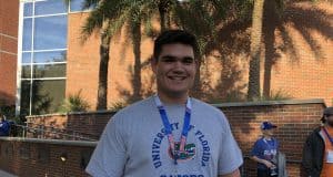 2020 defensive tackle Aidan Keanaaina visiting the Florida Gators- 1280x960