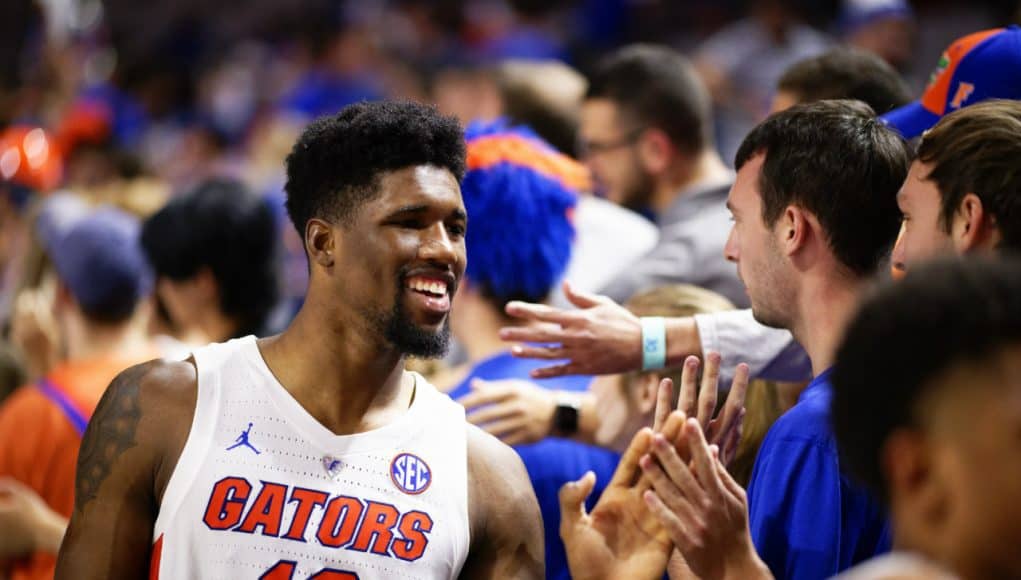 Florida Gators center Kevarrius Hayes against Charleston Southern- 1280x854