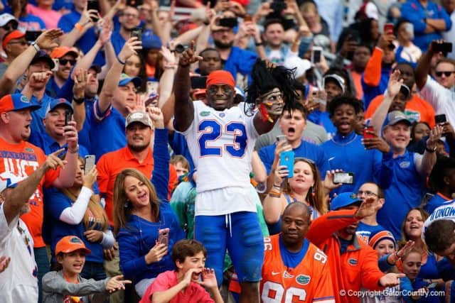Florida Gators defensive back Chauncey Gardner-Johnson (23)11-24-2018165-X2