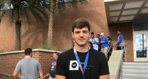 Florida Gators defensive end target Brayden Monday visiting Florida- 1280x960