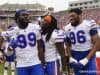 Florida Gators defensive lineman Jachai Polite and CeCe Jefferson after the FSU game- 1280x852