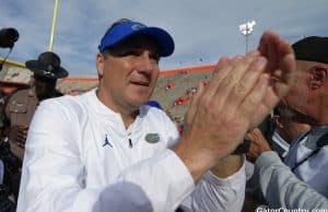 Florida Gators head coach Dan Mullen after the win over South Carolina- 1280x852