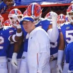 Florida Gators head coach Dan Mullen and the team enter the Swamp before Idaho-1280x852