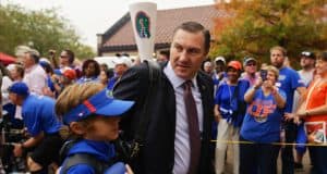 Florida Gators head coach Dan Mullen before Florida vs FSU 2018- 1280x853