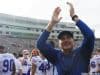 Florida Gators head coach Dan Mullen celebrates after defeating FSU- 1280x852