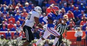 Florida Gators quarterback Emory Jones runs against Idaho in the Swamp- 1280x853
